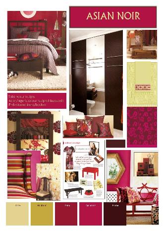 This is a bed and bath, color and trend concept for a sesonal delivery for a major home retailer.